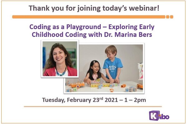 Coding as a Playground – Exploring Early Childhood Coding with Dr. Marina Bers