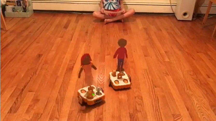 KIBO Dances the Virginia Reel