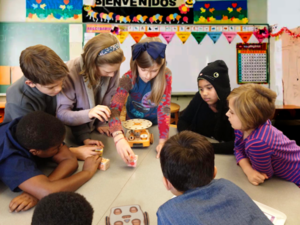 Group of Children with KIBO